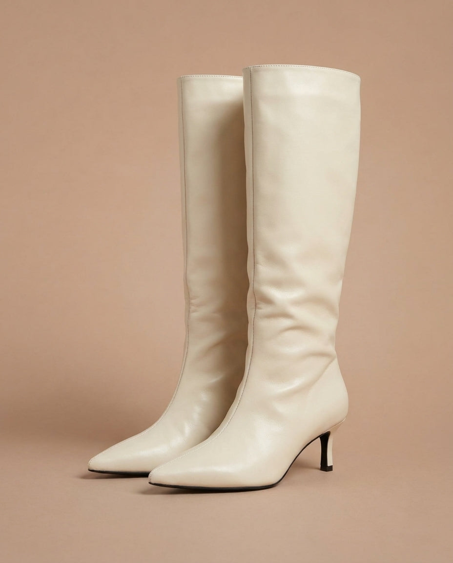 Aria Pointed Toe Knee-High Boots
