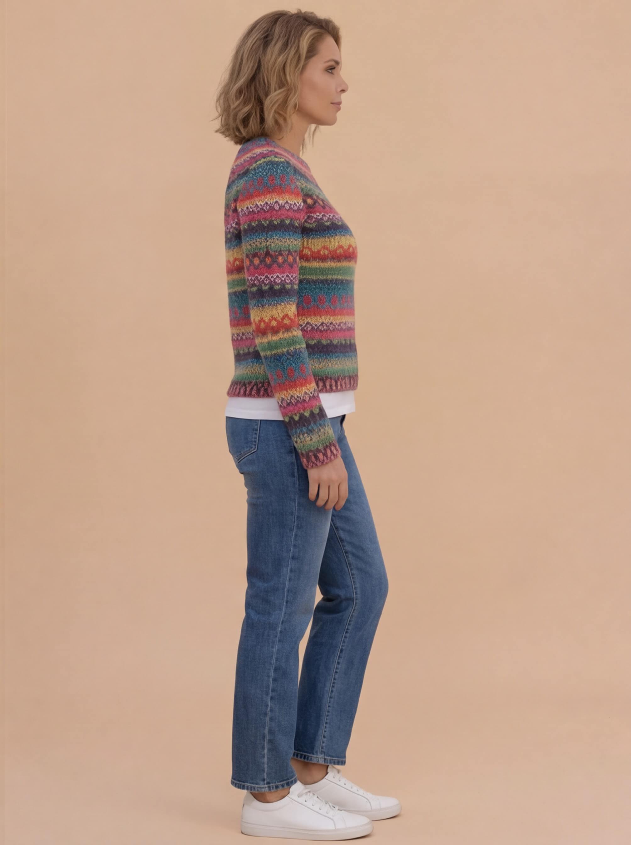 Women’s Knit Sweater – Colourful, Cozy & Unique