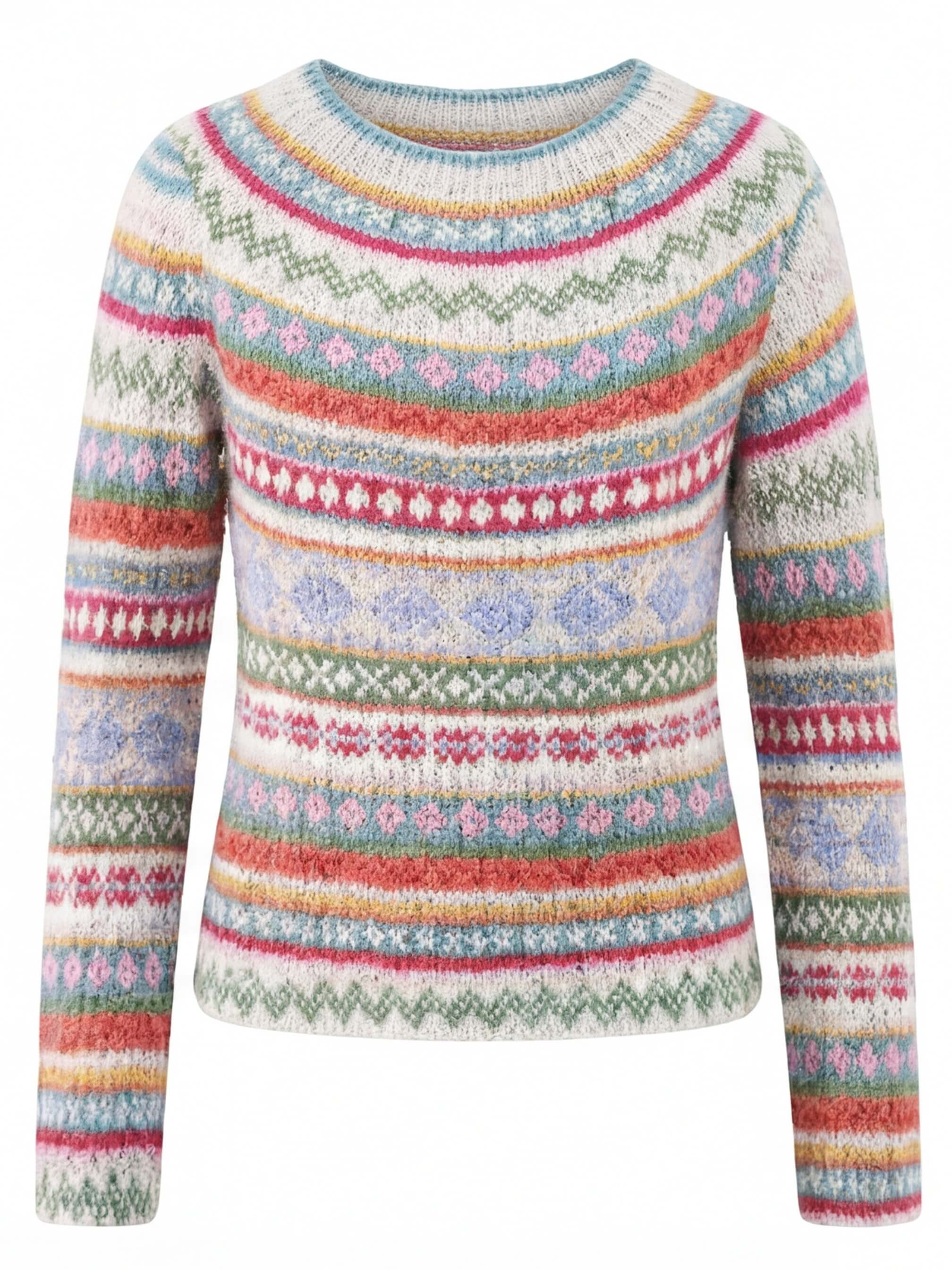 Women’s Knit Sweater – Colourful, Cozy & Unique
