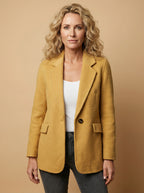 Women’s Lightweight Lapel Jacket – Relaxed Fit & Effortless Style
