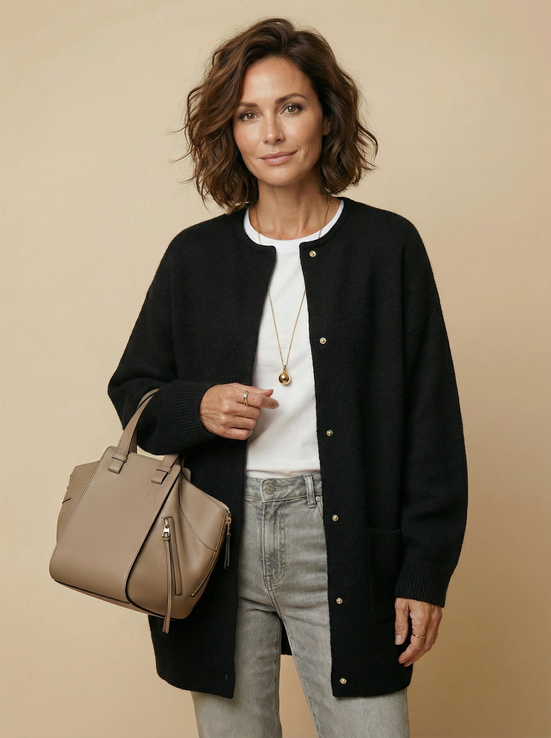 Women’s Knit Cardigan – Cozy Texture & Effortless Elegance