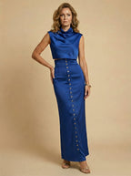 Women’s Two-Piece Set – Sculpted Silhouette & Refined Elegance