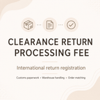 Clearance Return Processing Fee (Multiple Items)