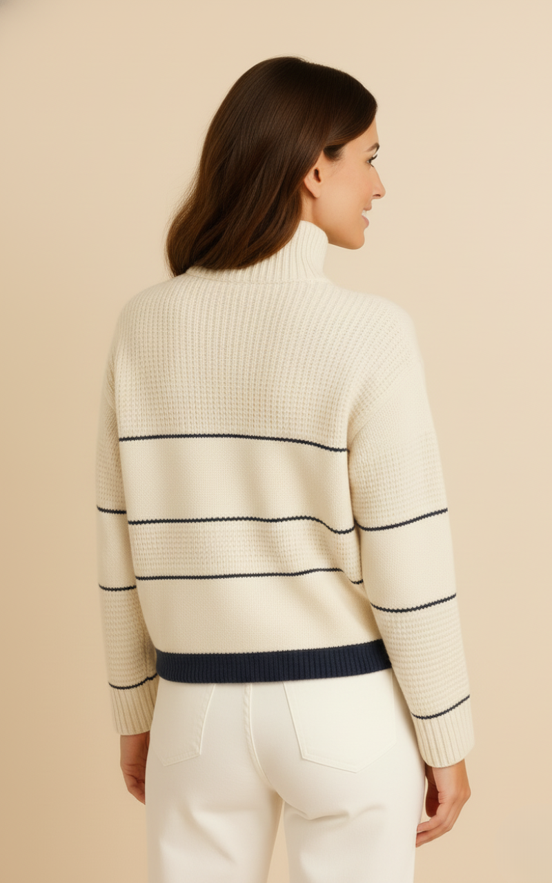 Women’s Button Collar Knit Pullover