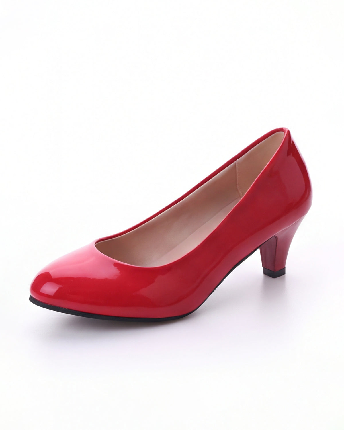 Women’s  Kitten Heel Pumps – Comfortable Fit