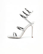 Women’s Stiletto Heeled Sandals – Spiral Ankle Wrap