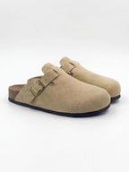Women’s Flat Clogs- Buckle-Strap