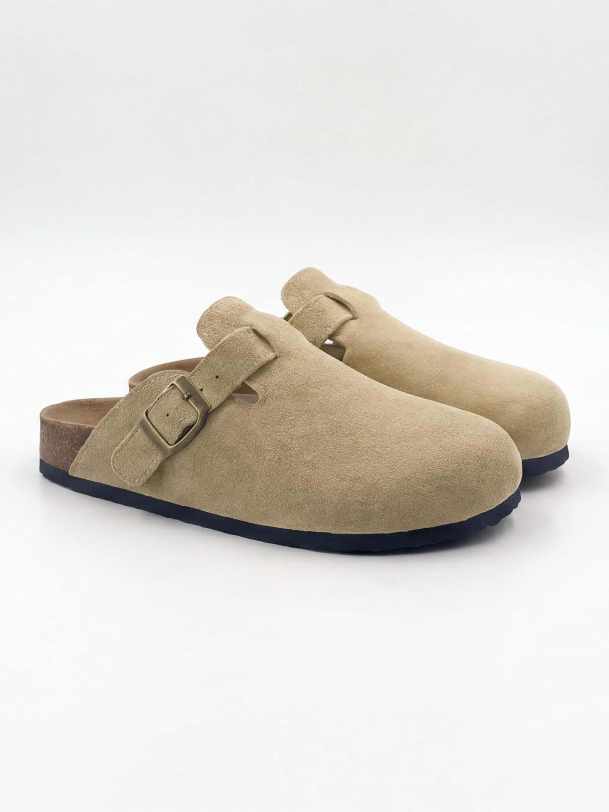 Women’s Flat Clogs- Buckle-Strap