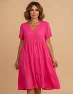 V-Neck Summer Dress – Light, Feminine & Effortless