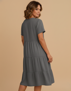 V-Neck Summer Dress – Light, Feminine & Effortless