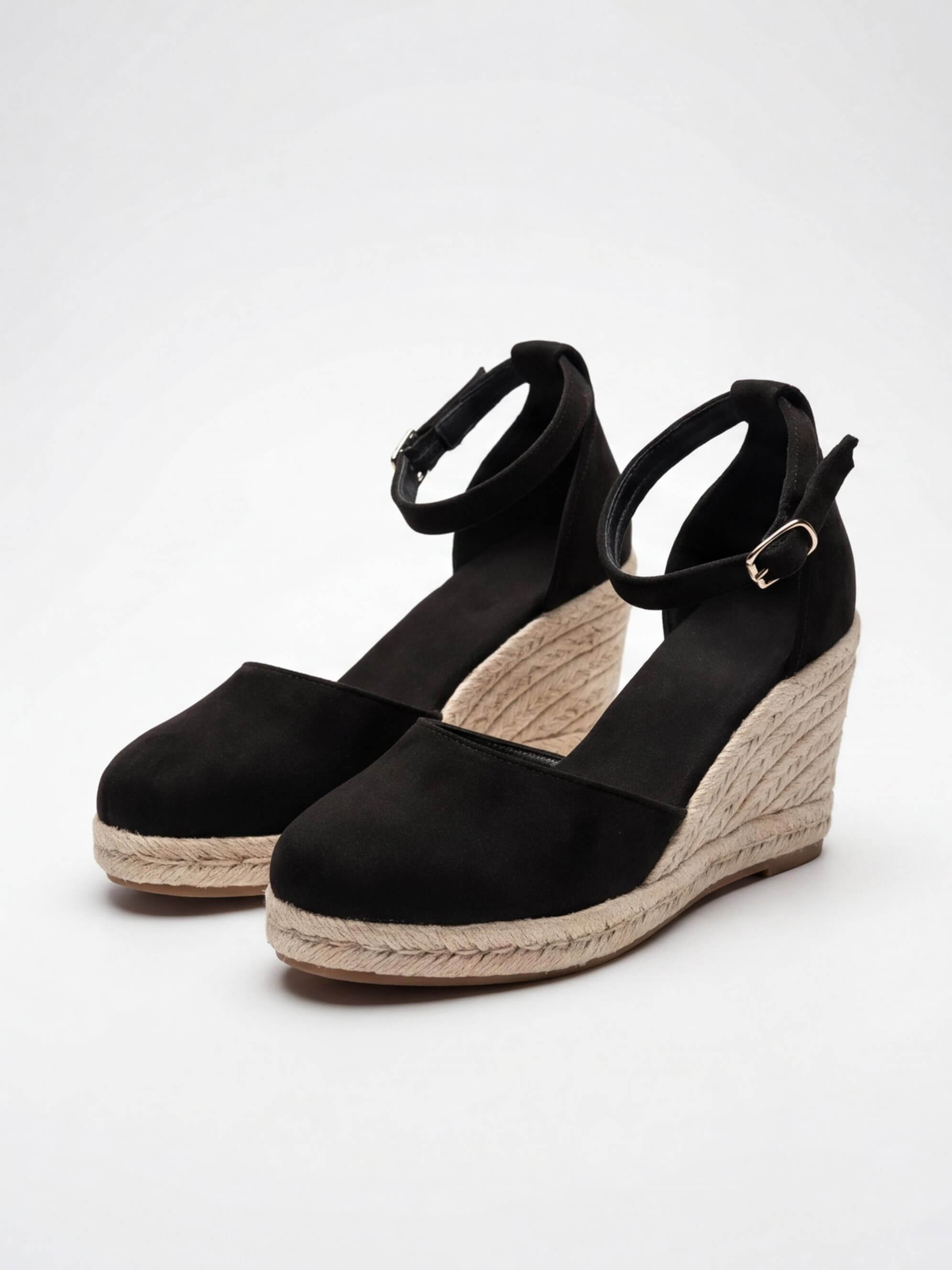 Women’s Wedge Pumps Espadrille- Ankle-Strap