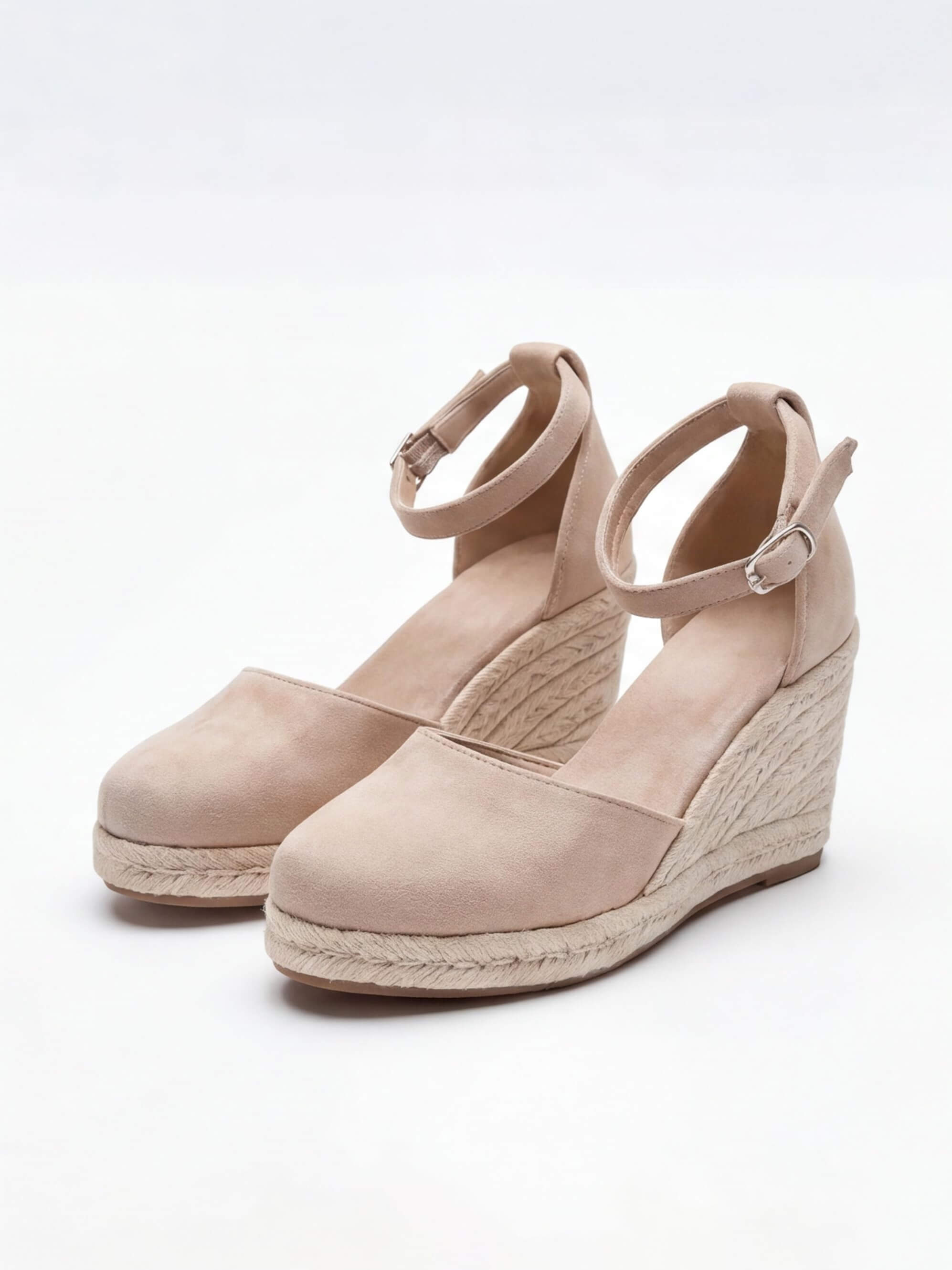 Women’s Wedge Pumps Espadrille- Ankle-Strap