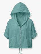 Women’s Hooded Zip Pocket Jacket
